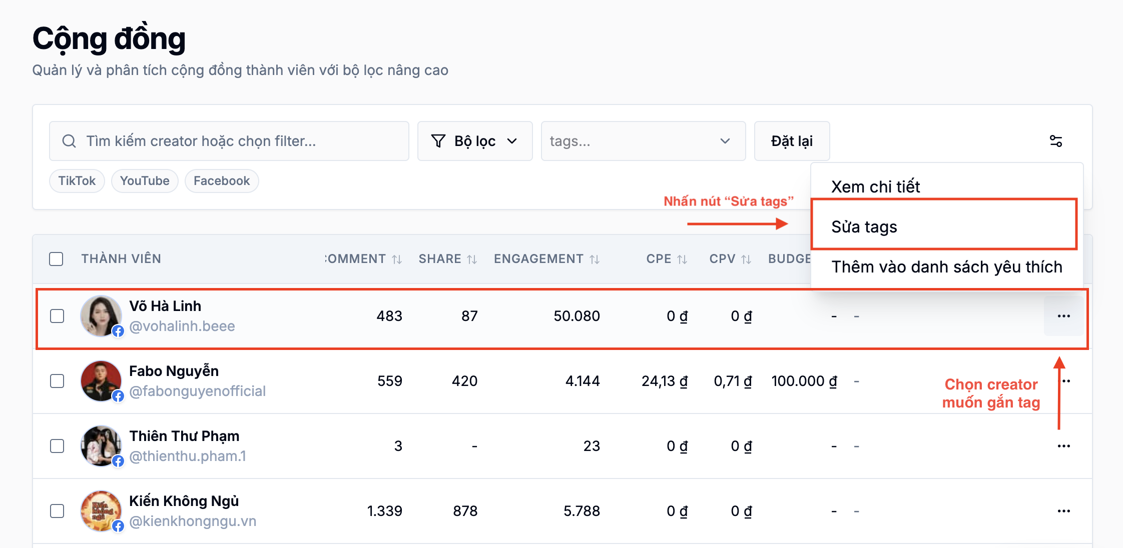 Gắn Tag Creator theo logic quản lý của Brand: Cách biến dữ liệu thành tài sản dài hạn gan tag creator theo logic quan ly cua brand cach bien du lieu thanh tai san dai han 2