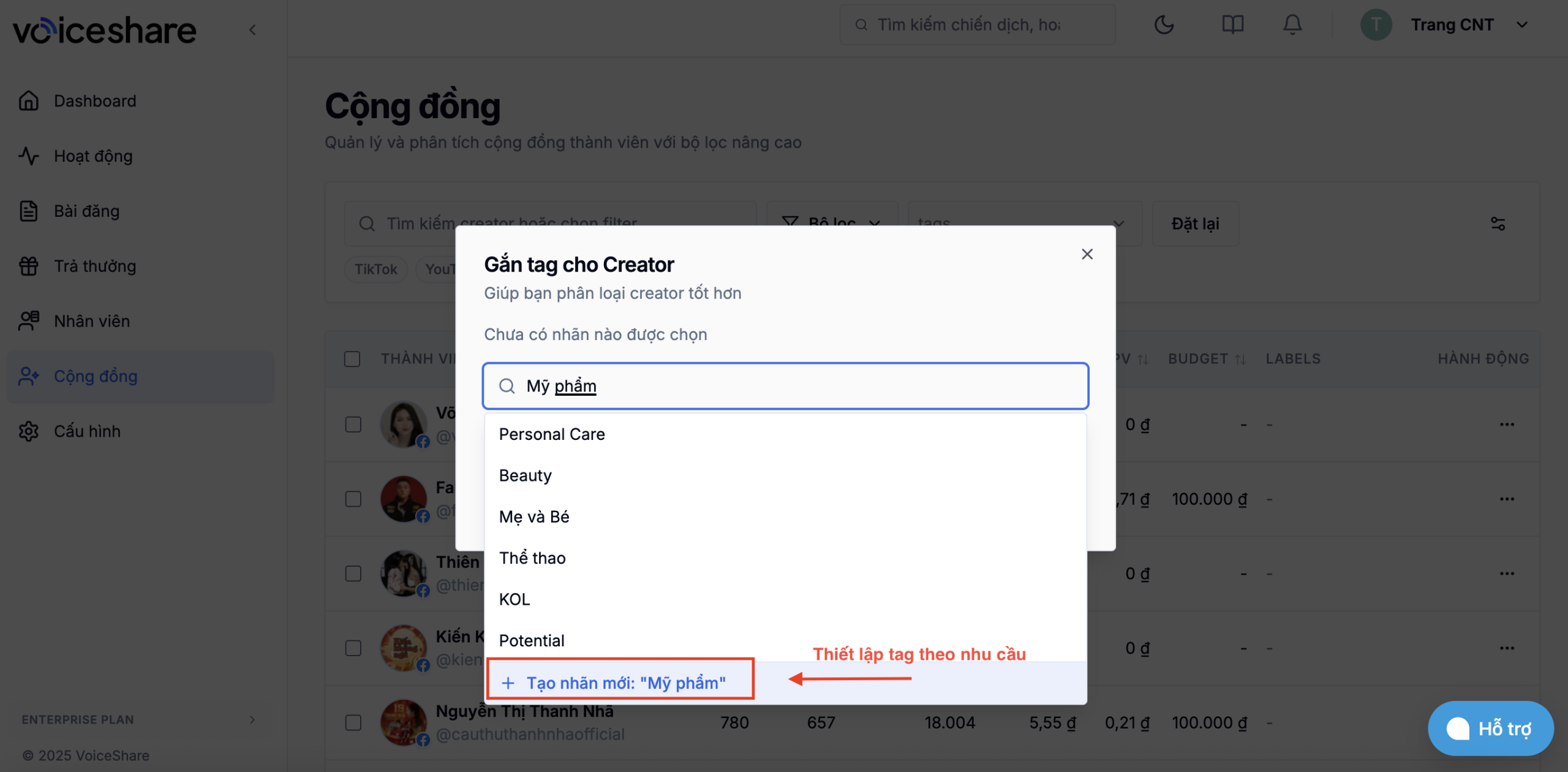 Gắn Tag Creator theo logic quản lý của Brand: Cách biến dữ liệu thành tài sản dài hạn gan tag creator theo logic quan ly cua brand cach bien du lieu thanh tai san dai han 3 scaled